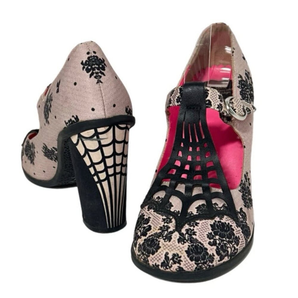 Hot Chocolate Design Spider Mary Jane Heels – Gothic Whimsygoth – EU 38